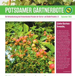 Die September-Ausgabe des Gärtnerboten